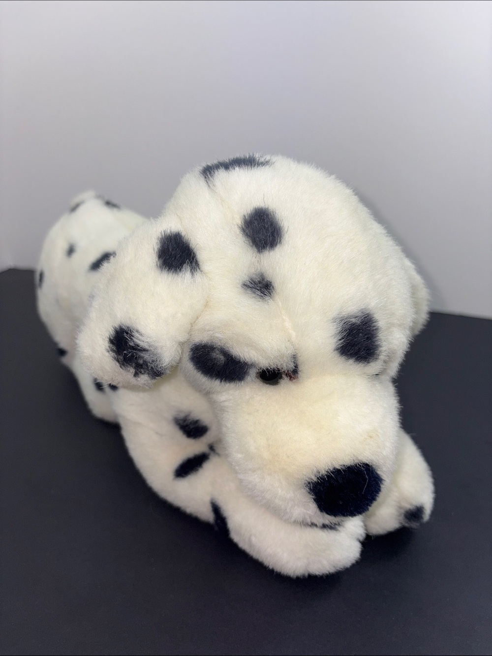 Vintage IKEA Dalmatian Dog Puppy Spotted Plush Toy - Made in South Korea